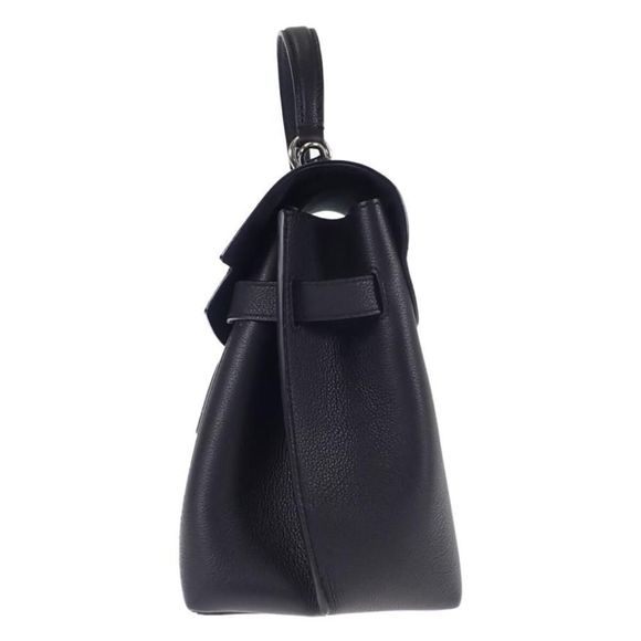 Louis Vuitton LockMe Ever BB 2 Way Bag Calfskin Black Silver Hardware - Picture 5 of 11